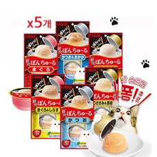 이나바 챠오츄르 퐁츄르35g 2개입 x 6개 고양이 간식, 참치