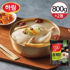 냉동 하림 삼계탕 800g 2봉, 2개