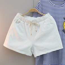 썸머 허리밴딩 데님 반바지 여성용 청바지 숏팬츠 밴딩팬츠