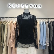 레니본블라우스