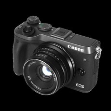 정시출고 수동 초점 프라임 카메라 렌즈 소니 E A6000 후지필름 FX X-T4 xt10 캐논 EOS-M 마이크, 1개, 04 Canon EF-M mount