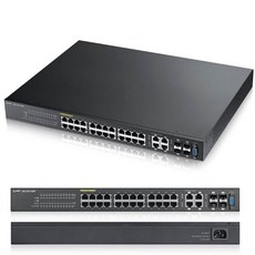 자이젤 GS2210-24LP (POE+ 스위칭허브/180W/기가24+4SFP콤보) 스위칭허브/서버-스위칭허브, 선택없음