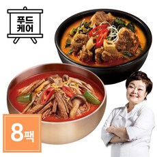 빅마마 이혜정의 육개장 4팩 + 우거지갈비탕 4팩, 단품