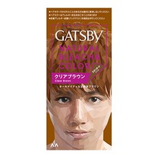 GATSBY (개츠비) 내츄럴 블리치 칼라 (의약 부외품) 하이톤 아쿠아 실버 1개 (x 1), 표준음개, 선명한 갈색