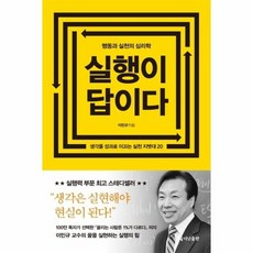 실행이 답이다 행동과 실천의 심리학, 상품명