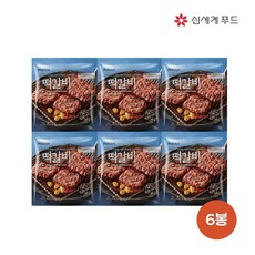 피코크 떡갈비 450g 6봉, 6개