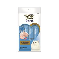 퓨레키스 닭가슴살&참치플레이크 짜먹는고양이간식 4입 x 8개, 닭&참치