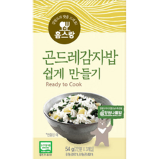 밥지을때 바로넣는 유기농 감자 곤드레나물 12인분(18gx6봉), 55개