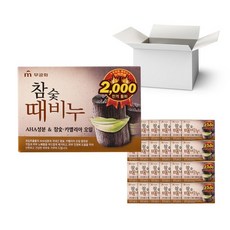 무궁화 참숯 때비누 1박스 (90gX24개입), 90g