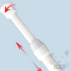 HB 압축봉 25-40CM 압축커튼봉