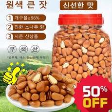 [인기 아이템] 백년 수령 홍송 잣 원색 큰 잣 황잣, 총250g, 250g, 1개