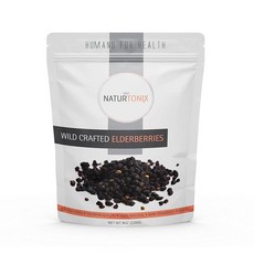 Naturtonix 홀드라이 블랙 엘더베리 226.8g(8온스) 인증 글루텐 프리 G, 1개