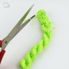매듭실 1MM -연두 공예끈
