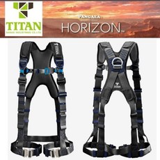 타이탄 TITAN 산코 판게아 블랙 하네스 X형 추락방지 안전대 PAHN-10A, 1개