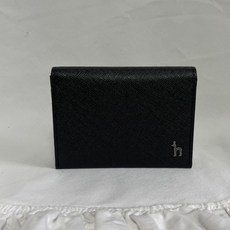 헤지스 DEMIAN 가죽 퍼피 로고 배색 명함지갑 HJHO1E935-01