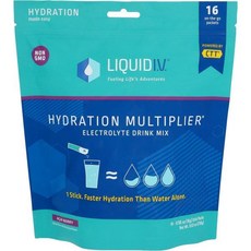 LIQUID IV 리퀴드 하이드레이션 드링크 믹스 아사이베리 16포, 1개, 256g