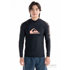 [퀵실버] 23 래쉬가드 ALL TIME BLK2 QLY231021