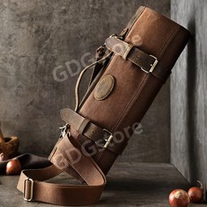 칼가방 가죽 조리도구 케이스 칼집 셰프 사시미 요리사 전문 가방 캔버스, 블랙, 1개