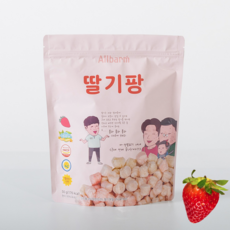 올바름 돌아기 간식 과자 떡뻥 딸기팡, 35g, 1개
