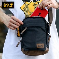 Jack JS Wolfskin 늑대 발톱 공식 남녀 공용 가을 겨울 품 휴대용 내 마모 성 2L 숄 더 크로스 백 2004133 - 10010 / 보람 색 FREE