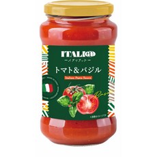 이탈리아 파스타 소스 토마토 & 바질 400g イタリアット パスタソース・トマト＆バジル 400g, 1개