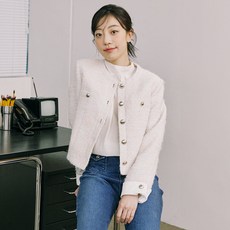 나이스클랍 트위드 자켓 X245PWJ101 63792