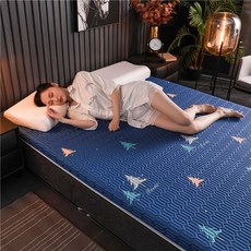 원룸 효리네민박 거실 단단한 템퍼템포 방수커버 자취 바닥 손님용토퍼 라텍스 좋은매트리스, 라텍스-시원-편백 6.5cm_120x200cm