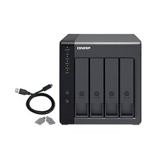 QNAP TR004 4 베이 다스 USB 타입 C 블랙 640488 - qnap