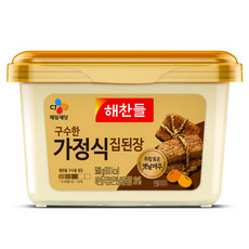 해찬들 구수한 가정식 집된장, 500g, 2개