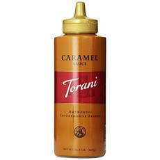 Torani Caramel Sauce 16.5 Ounce (Pack of 6) 토라니 카라멜 소스 16.5온스(6팩), 1개, 468g