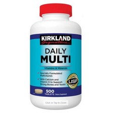 커클랜드 데일리 멀티 비타민 500정 (타블렛) Kirkland Daily Multivitamin 500tabs, 1개