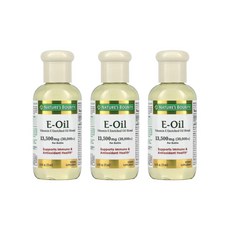 네이쳐스바운티 비타민 E 오일 13500mg 30000 IU 75ml 3팩 Nature's Bounty dl 알파 토코페릴 아세테이트, 3개 - 토코페릴아세테이트