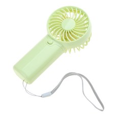미니 핸드 헬드 팬 휴대용 1.5V AAA 배터리 운영 냉각 팬, 녹색