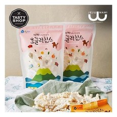 제주마미 제주보리로 만든 뻥튀기 호끌락칩스 5봉(1봉/60g)