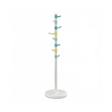 이케아 크로키그 스탠드옷걸이 화이트멀티컬러 높이128cm ABS, 상세참조, 1세트