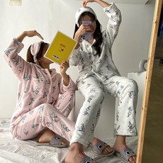 더클립 [디즈니정품]눈사람 올라프 수면 커플 잠옷 파자마 SET - 3color