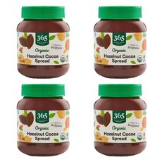 365 Whole Foods Market Hazelnut Cocoa Spread 홀푸드마켓 헤이즐넛 코코아 스프레드, 349g, 4개