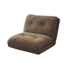 아인홈 패브릭 소파베드 접이식 소파침대 1인 좌식소파 미니소파 좌식의자, 브라운