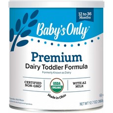 Babys Only Organic Audler Formula Oz Non GMO USDA Clean Label Project 검증 낙농 75.6 온스 (Pack of 6): 식료품 &amp;, 단일옵션