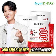  뉴트리디데이 바나바 혈당케어 유산균 60포 120g 3개 