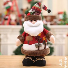 크리스마스 눈사람 루돌프 산타클로스 인형 인테리어, 산타할아버지