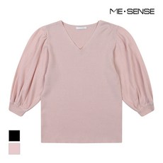 [미센스] 브이넥 시스루 니트_MB15KNMD02Z