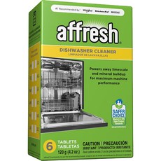 Affresh 어프레쉬 식기세척기 클리너 6개입 Dishwasher Cleaner 6 Tablets