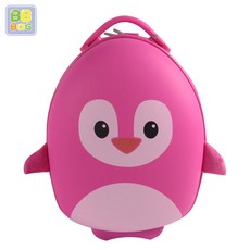 비비백 BB BAG 핑크 펭귄 귀여운 캐리어 튼튼한 남자 여자 유아 어린이 가벼운 캐릭터 캐리어