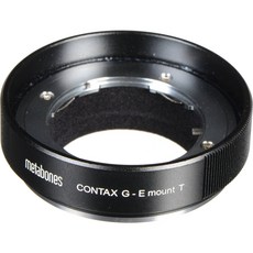 [해외직구]Metabones Contax G Lens to Sony E-Mount Camera T Adapter (Black), 1개, One Color_One Size