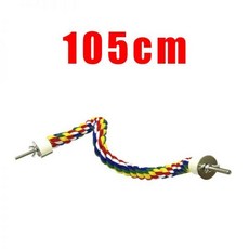앵무새횟대 앵무새 줄 걸이 꼰 버기 새장 칵테일 반려동물 스탠드 사다리 스윙 40 cm 60 80 105cm, 1개