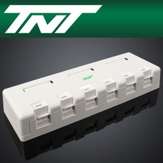 [품질고수] TNT TNT65 노출형 6포트 아울렛 박스 허브박스 포트 tw2g5150re, 구매옵션 본상품선택