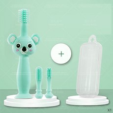 월드홀릭 어린이 칫솔모 물결모양 브러쉬 1세 2세 3세 초미세털 베이비칫솔 dTYS06, 1개, X1
