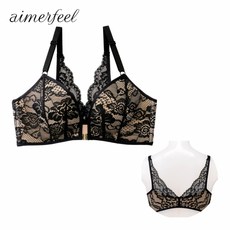 Lacy back 노와이어 초모리 브라 (단품) 598013(블랙_BL)