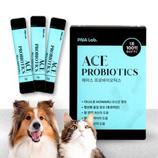 피앤에이랩 프리미엄 고양이 강아지유산균 에이스 프로바이오틱스 2g X30포, 30회분, 장건강/유산균, 1개